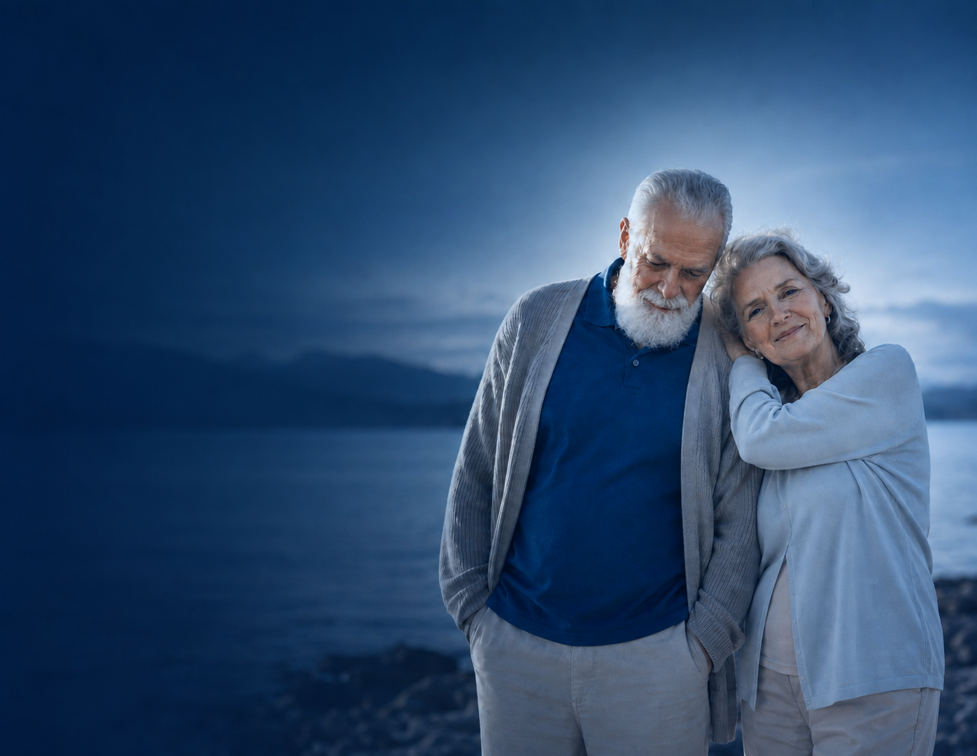 Pareja próxima a pensionarse recibiendo orientación previsional